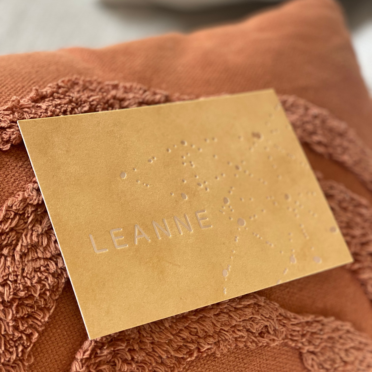 Geboortekaartje Leanne