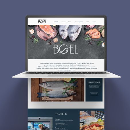 Vishandel Boel website design